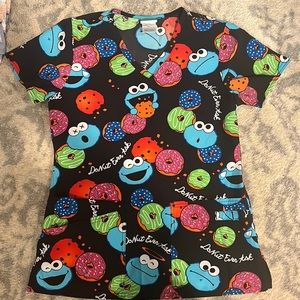 Cookie Monster “DoNut Even Ask” Tooniforms Top